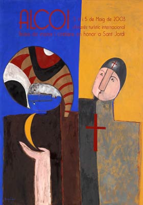 Fiestas de Moros y Cristianos en honor de San Jorge  